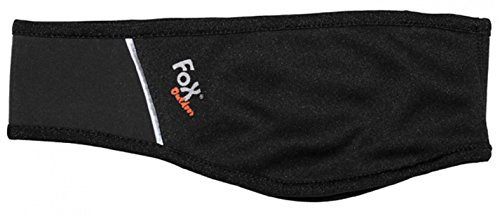 Stirnband, Softshell, schwarz, wasser-, winddicht, Schwarz, L/XL