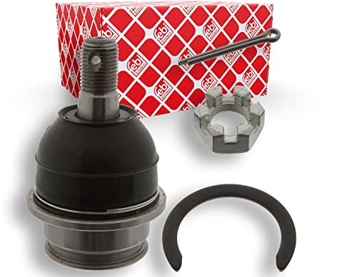 febi bilstein 43028 Traggelenk mit Kronenmutter und Splint, 1 Stück | Kompatibel mit: TOYOTA HILUX VII Pick-up, HILUX VIII Pick-up