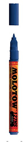 MOLOTOW ONE4ALL Acrylic Paint Marker, 1.5mm, True Blue, 1 Each (127.406)
