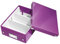 Leitz Click & Store WOW Scatola Organizer Piccola, per Archivio e Organizzazione di Cavi e Cancelleria, Adatta a Casa e Ufficio, Viola, 60570062