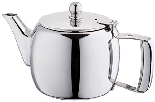 Stellar Traditional 500ml Teapot, Silver, Dishwasher Safe