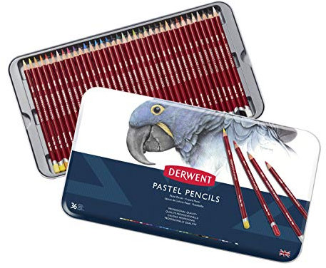 Derwent Pastel - Set de 36 Crayons Pastels, Qualité Professionnelle, 0700307