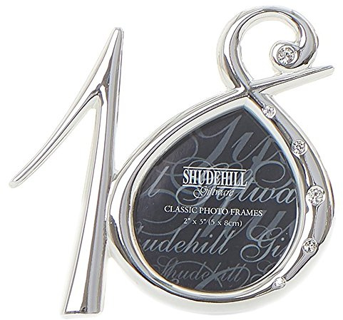 Unbekannt Shudehill 18th Birthday Silver Diamond Photo Frame