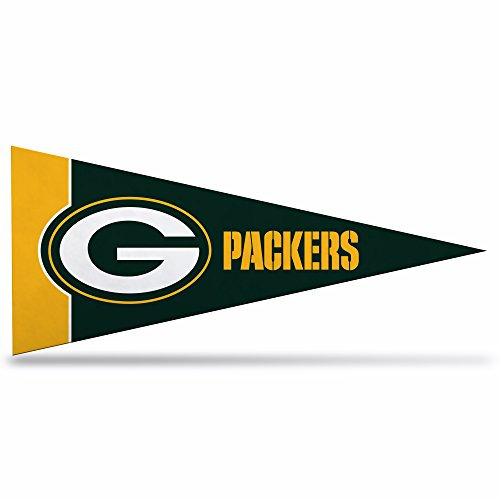 Rico Industries NFL Green Bay Packers 8-teiliges Mini-Wimpel-Dekor-Set, 10,2 x 22,9 cm