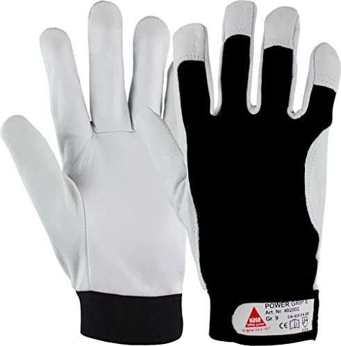 Hase Montagehandschuhe Power-Grip II - Ziegennappaleder - Gr. 8