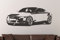 Wandtattoo Auto ingolstädter Supersportwagen Nuvolari 100 x 41 + Rakel von mldigitaldesign