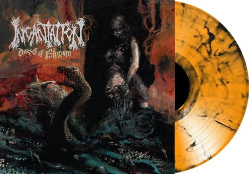Dirges of Elyzium (Orange / Black Marble Vinyl)