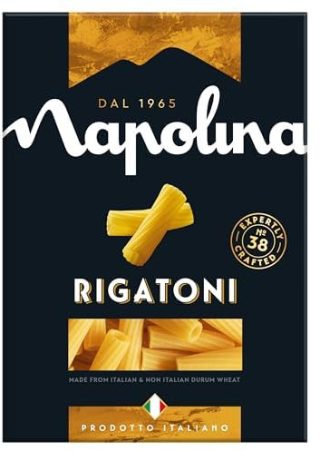 Napolina Rigatoni Pasta, 500 g (Pack of 1)