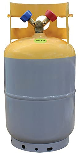 Mastercool - Cilindro de recuperación de refrigerante 62010-EUGRN, 12,5 kg