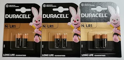 DURACELL Batterien, Alarm und Fernbedienung, MN9100 N Lady LR1, 2 Stück