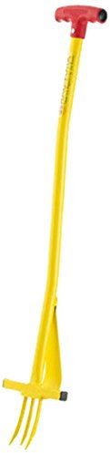 Eazitools Rag-Fork (T Handle) - 90 x 14 cm, Bright Yellow