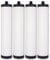 Doulton Ultracarb M15 |4 Pack| Drinking Water Ceramic Candle Filter | Reduces Contaminants | Improves Taste & Odour | Compatible with Franke 02, Triflow, Filterflow 1st & 2nd Gen Plastic Housing