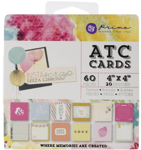 Prima Marketing Papier Insta-Scrap ATC Karten 4-Zoll-X 4-Zoll