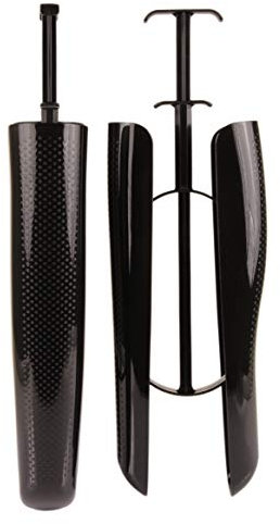 biped 1 Paar Stiefelspanner mit Spannfeder & Griff Schaftformer für Stiefel 35cm - Schwarz z2374