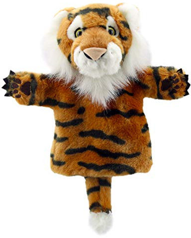 The Puppet Company PC008025 Tiger Handpuppe, Farblich Sortiert