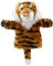 The Puppet Company PC008025 Tiger Handpuppe, Farblich Sortiert