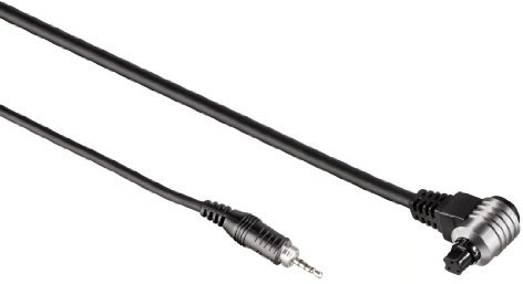 Hama Anschlussadaperkabel für Canon, Geeignet für alle Hama DCCSystem Base Auslöser, 80 cm lang, CA-2, Schwarz
