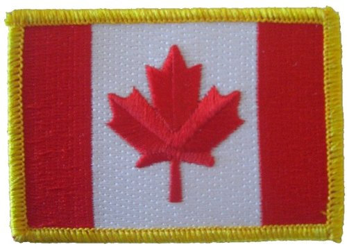 Kanada Ahornblatt Aufbügler Aufnäher Patch Fahne Flagge
