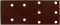 Makita Carta ABRASIVA per Levigatrice Orbitale BO4566 Grana 100 100X240 mm 10 pz