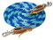 Weaver Leather Unisex Erwachsene W2ACM Pferdezügel, Schillerndes Blau/Türkis, 5 8 x US