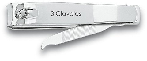 3 Claveles, Cortaúñas con lima, 8 cm