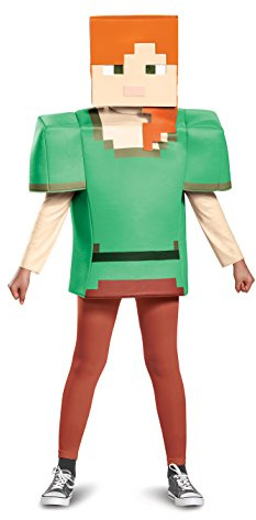 Disguise Alex Kids Minecraft Costume, Halloween Costumes for Kids Medium