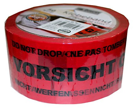 Doratex Paket Klebeband Vorsicht Glas 50 Meter