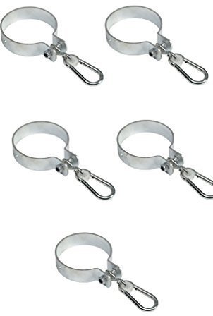 Spilli Outdoor World 5 x Gancio Collare per altalene 100mm