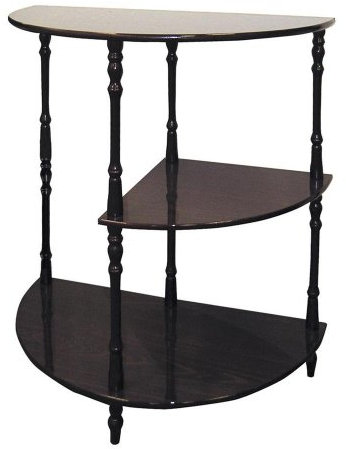 Frenchi Home Furnishing Ore International Multi Tiered tavolino, Colore ciliegio