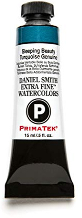 Daniel Smith Extra Fine Watercolor 15ml Paint Tube, Sleeping Beauty Turquoise Genuine (284600150), 0.5 Fl Oz (Pack of 1)