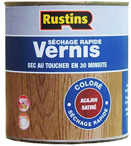 Rustins VSMA2500 2.5L Quick Dry Varnish Satin - Mahogany