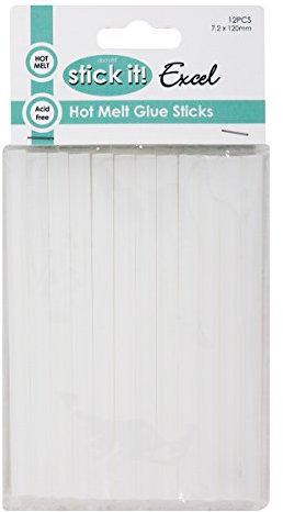 Stick It! Bâtons de Colle Thermofusibles (12PK) - 7.2 x 120mm