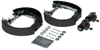 Bosch KS153 Kit Super Pro - Rear drum brake kit - 1 pre-assembled set, 2 wheel brake cylinders, 4 brake shoes