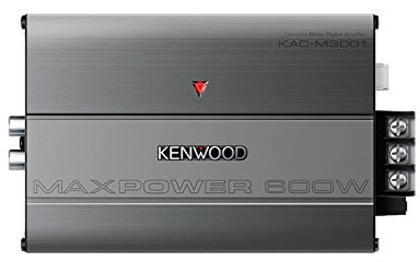 Kenwood KAC-M3001 600W Class D Monoblock Compact Digital Car/ATV/Marine Certified Amplifier
