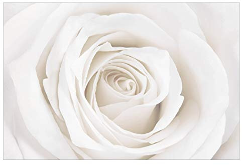 Bilderwelten Blumen Fototapete Landhaus inkl. Kleister 336x225cm - Vliestapete Made in Germany - große Blumen Tapete Schlafzimmer - Rosen Blumentapete 3D - Tapete floral Wohnzimmer Flur T_2138