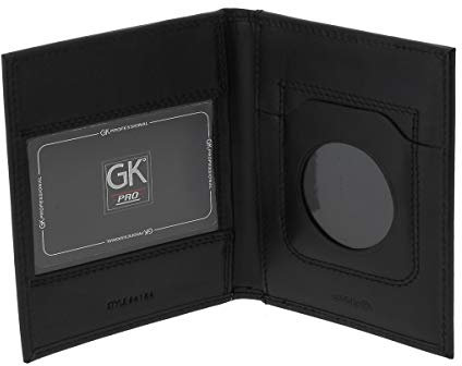 Gk Pro Porte carte 2 volets 4184 - Noir