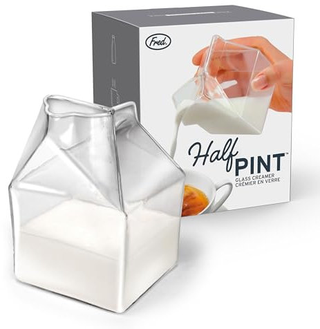 Fred Half Pint Milk Jug, Clear