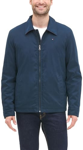 Tommy Hilfiger homme Veste légère en coton - bleu -