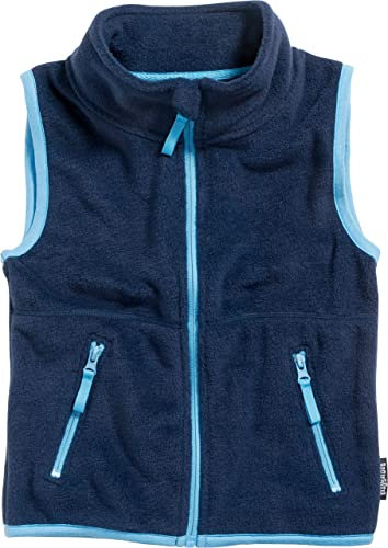 Playshoes Fleece Weste Unisex Kinder Outdoor-Oberteil, marine, 92