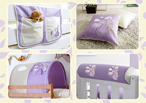 TiCAA Kinder Hochbett Zubehör Set 4-teilig