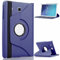 Rotate Case For Samsung Galaxy Tab 4 7.0 T230 (2014) 360 Swivel Plain PU Leather Folio Stand Cover (Blue)