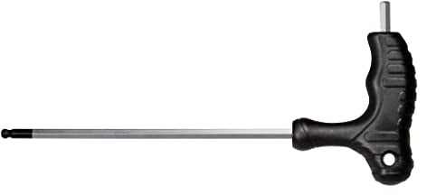 SW-Stahl 31650L-2 T-Griff Winkelschraubendreher - Innensechskant 2mm | Schraubendreher mit Kugelkopf und 100 mm Klinge aus Chrom-Vanadium - Ergonomischer 1-Komponenten-Griff mit Aufhängeloch