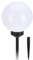 Spetebo LED Solarlampe mit Erdspieß - 15 cm - höhenverstellbar in 2 Größen - mit 2 weißen LEDs