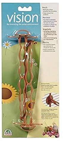 Vision Sitzstange für Vogelkäfig, Terrakotta