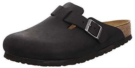 Birkenstock 059463 Boston Black, Oiled Leather Homme Black EU 37