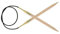 KnitPro K35324 Rundstricknadel, Braun, 60 cm x 7 mm