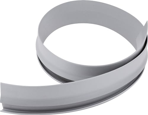 BLANCO Wandanschlussprofil seitlich (1000 mm) | Aus grauem Kunststoff | Randhöhe 30 mm | Für seitlichen Wandanschluss | Länge individuell anpassbar