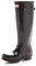 Hunters - Original Tall Gloss, Stivale, unisex, Negro, 38