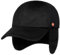 Mayser Lars Kaschmir Baseballcap Ohrenklappen Handmade Made in EU Herren Winter schwarz 57 cm