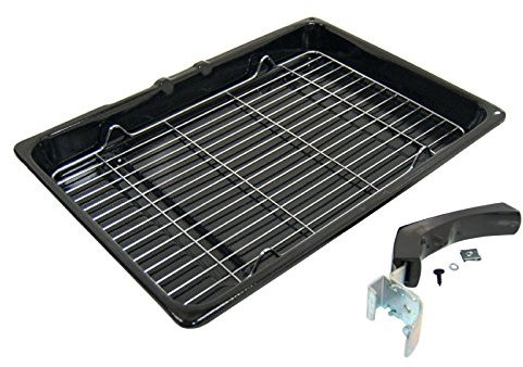 Beko Oven Cooker Grill Pan With Rack & Detachable Handle
